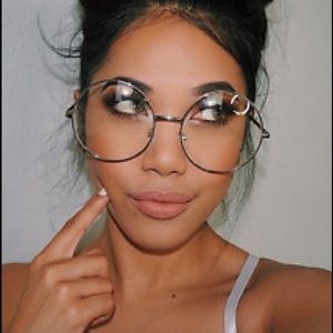 Oversized Round Fashion Glasses